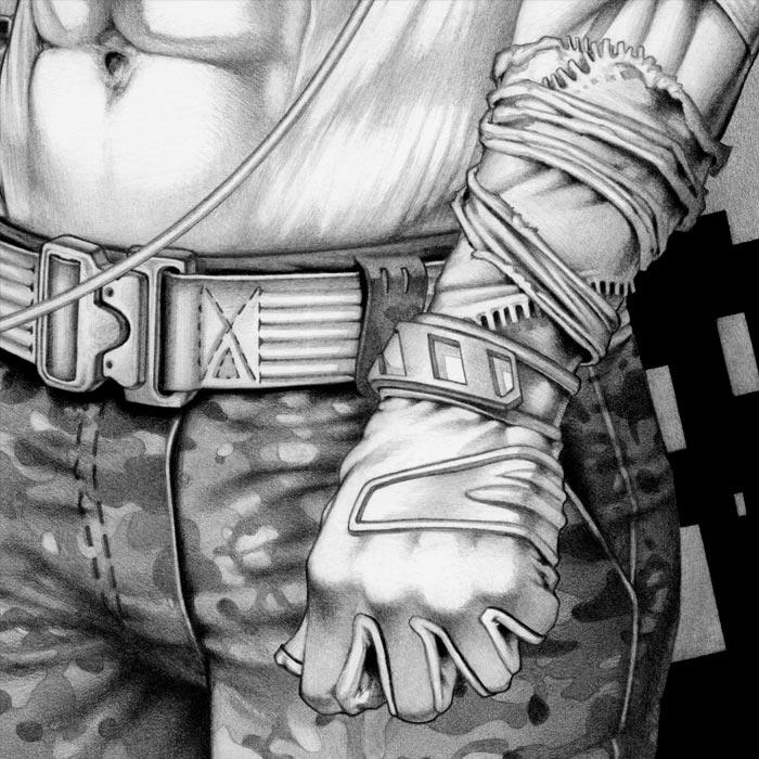 Machineries 16,  pencil artwork by Warren Montrose