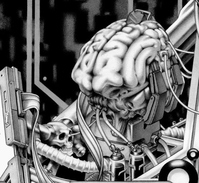Machineries 19,  pencil artwork by Warren Montrose