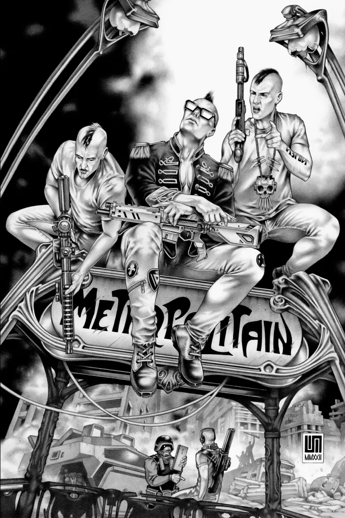 Operation Pariah,  pencil artwork by Warren Montrose