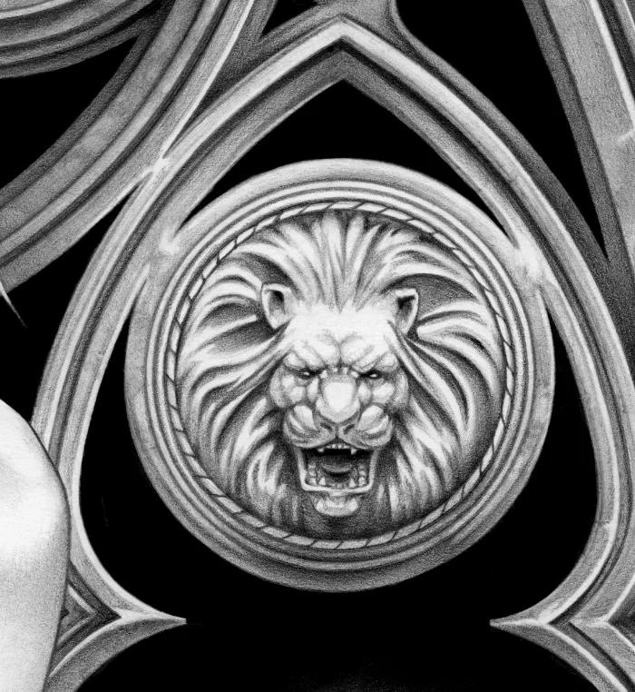 Machineries 20,  pencil artwork by Warren Montrose