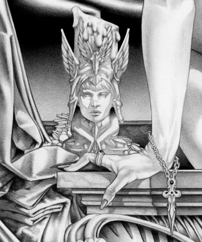Machineries 20,  pencil artwork by Warren Montrose