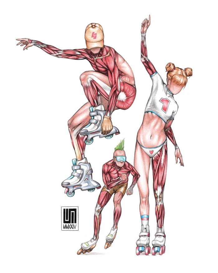 Machineries 22,  pencil artwork by Warren Montrose