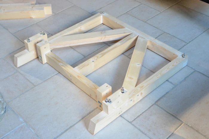 Build a drawing table, pencil artwork by Warren Montrose
