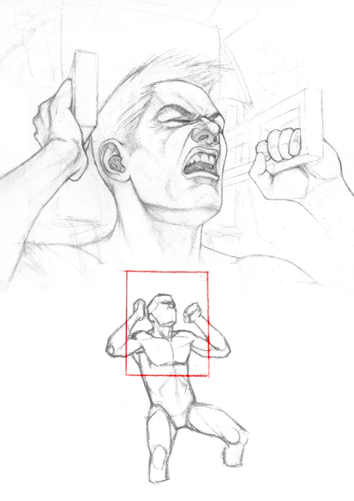 Machineries 26, pencil artwork by Warren Montrose